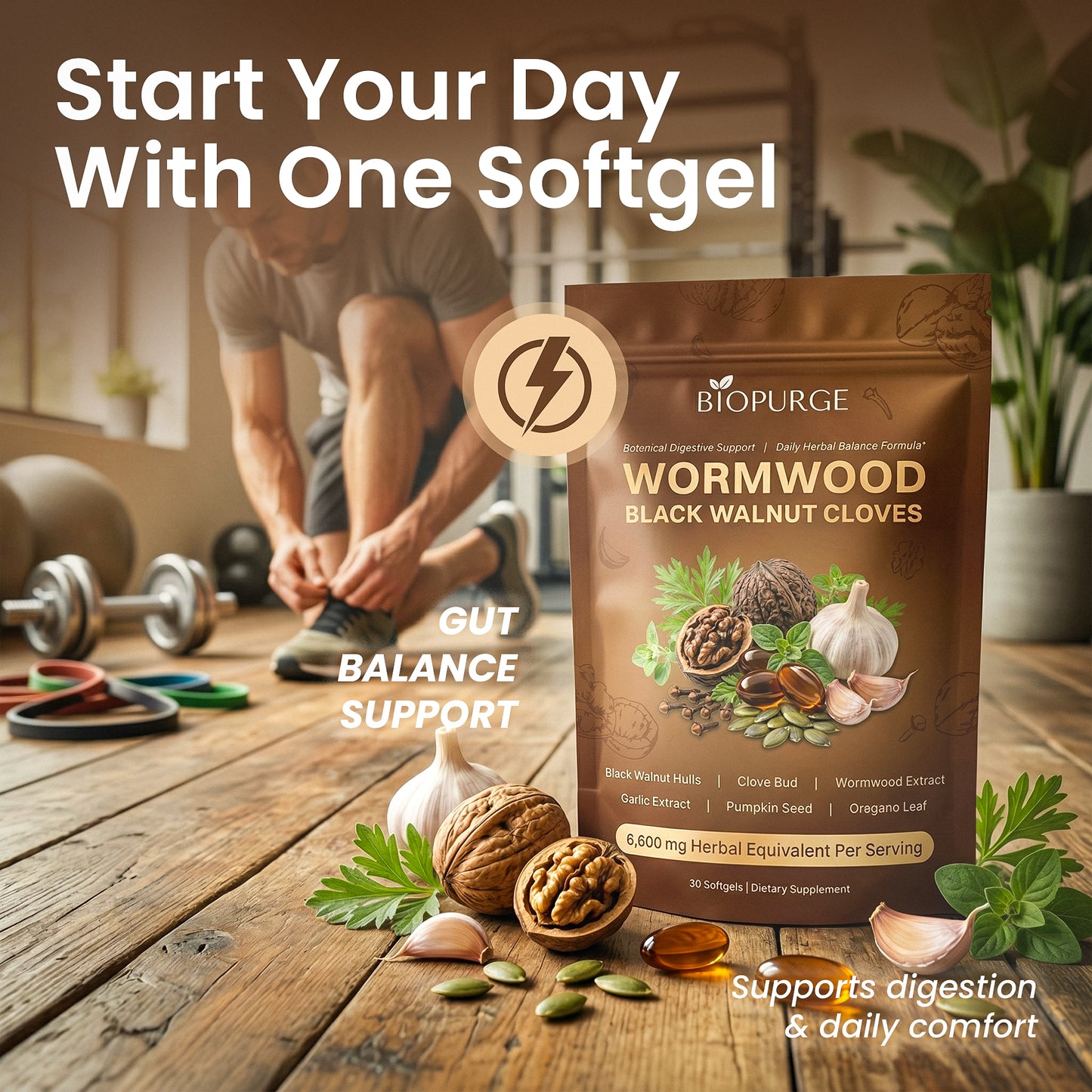 Wormwood Black Walnut Softgel Pack
